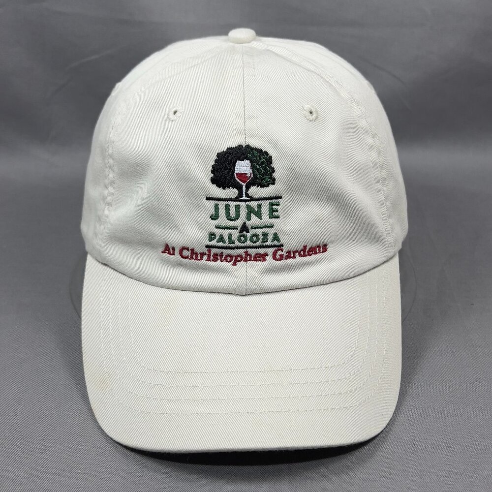 June A Palooza Strap Back Cap Hat KC Beige Promo Wisconsin Souvenir Casual Mens